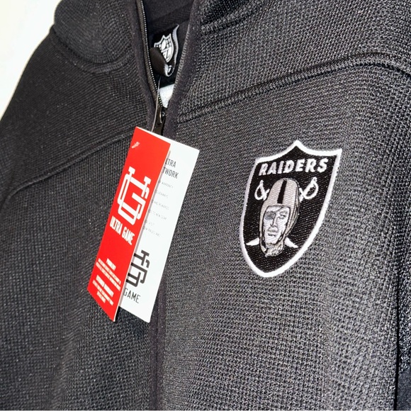 New with tags Las Vegas Raiders Zip-Up Hoodie - Picture 3 of 7